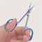 Curved Tip Cuticle Scissors Precision Nail Clippers For Manicure Eyebrow Care 2