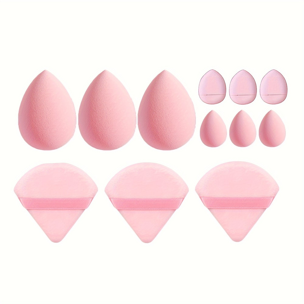 Professional Makeup Sponge Set Soft, Multi-Purpose Blending Tools for Flawless Foundation & Blush Application