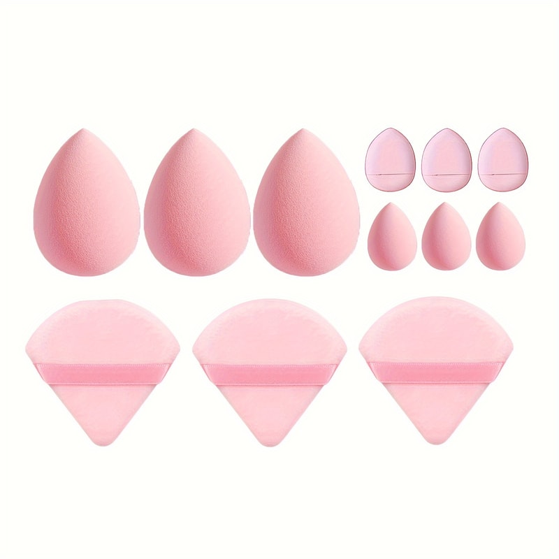 Professional Makeup Sponge Set Soft, Multi-Purpose Blending Tools for Flawless Foundation & Blush Application