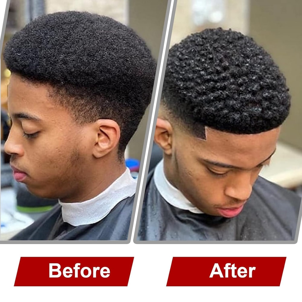 Afro Twist Hair Comb Sponge Set Curly Hair Styling Brush For Men Women 2