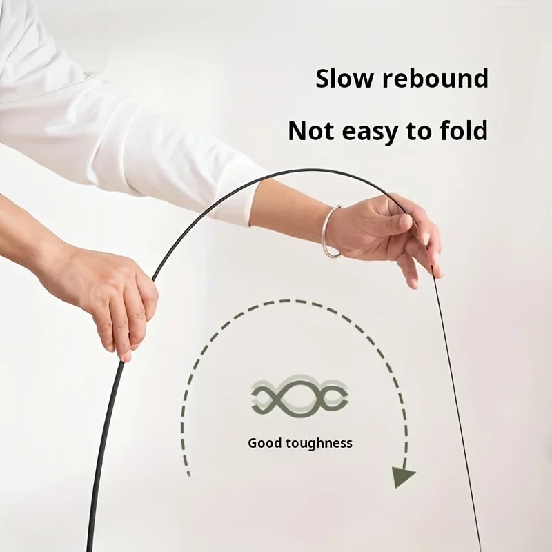 Extendable Four Section Telescopic Cat Rod Cartoon Patterned Durable Metal Material 2