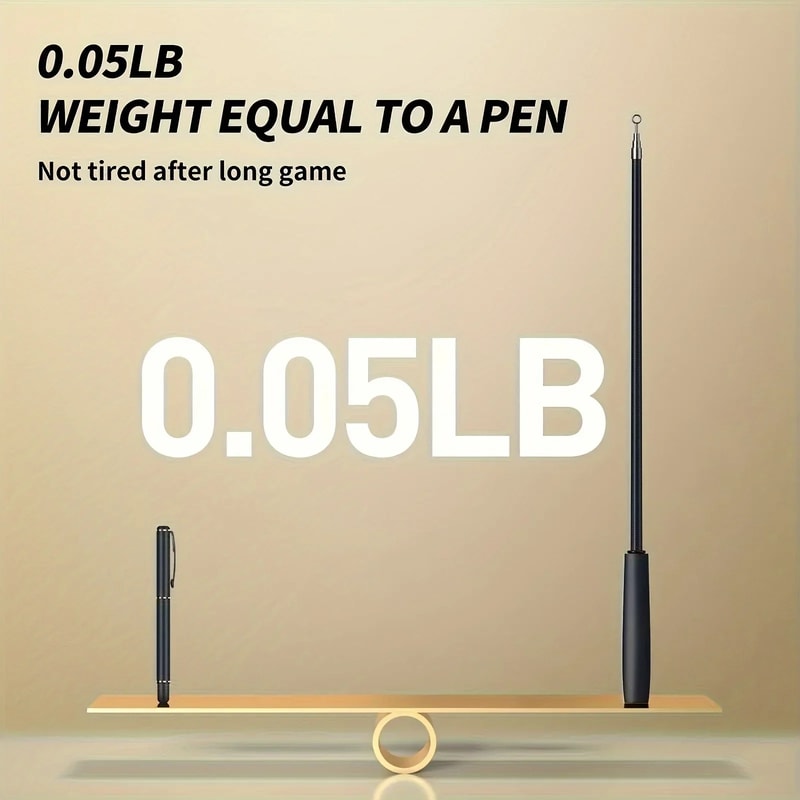 Extendable Four Section Telescopic Cat Rod Cartoon Patterned Durable Metal Material 4