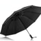 Windproof Reverse Folding Umbrella with UV Protection & Reflective Stripe