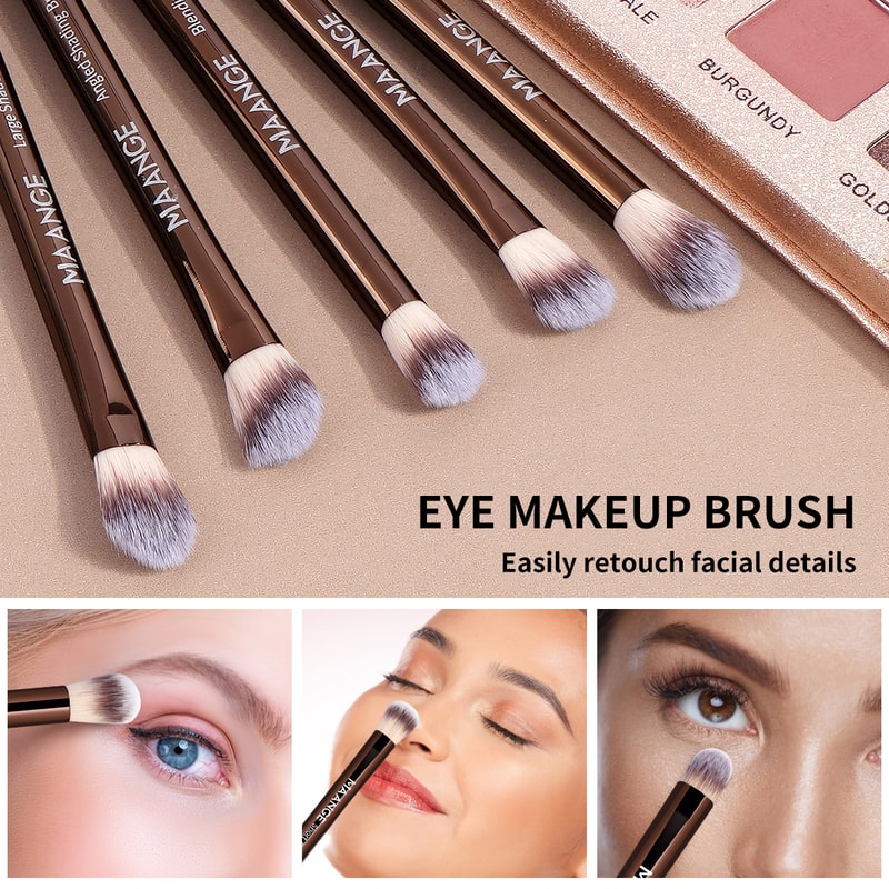 Pro Makeup Brushes Double Ended Foundation Concealer Blending Brush For Liquid Cream Powder Appli 3