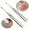 Professional Stainless Steel Cuticle Pusher and Dead Skin Remover for Manicure and Pedicure