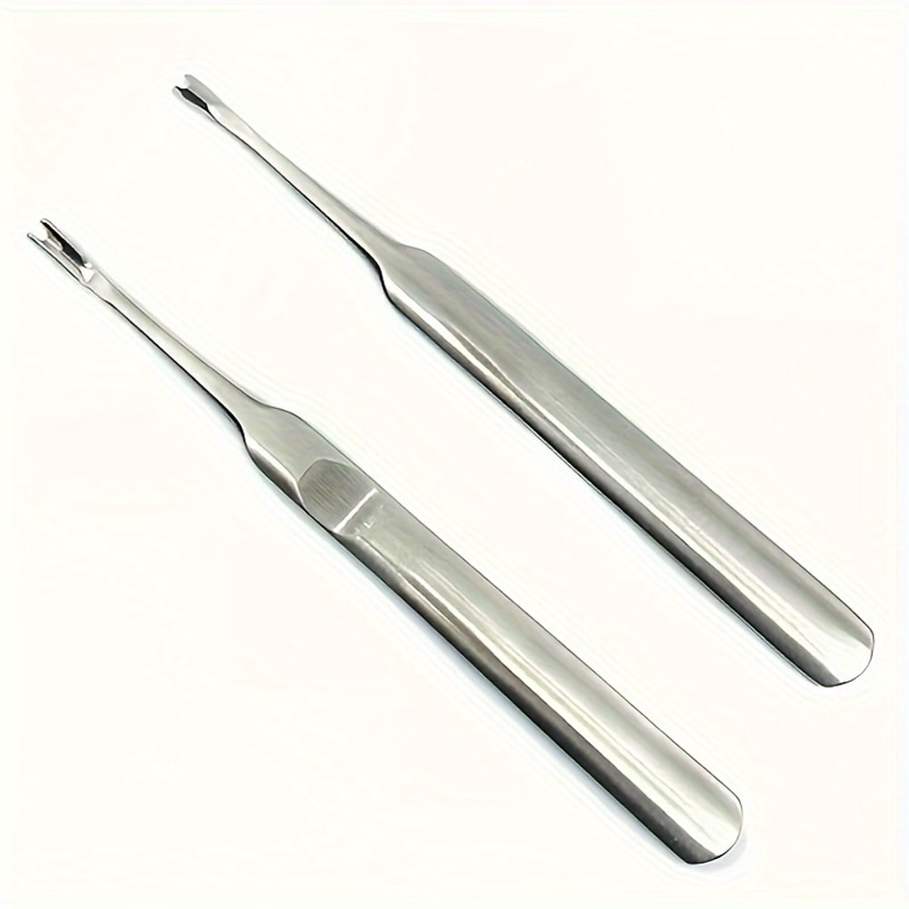 Professional Stainless Steel Cuticle Pusher and Dead Skin Remover for Manicure and Pedicure