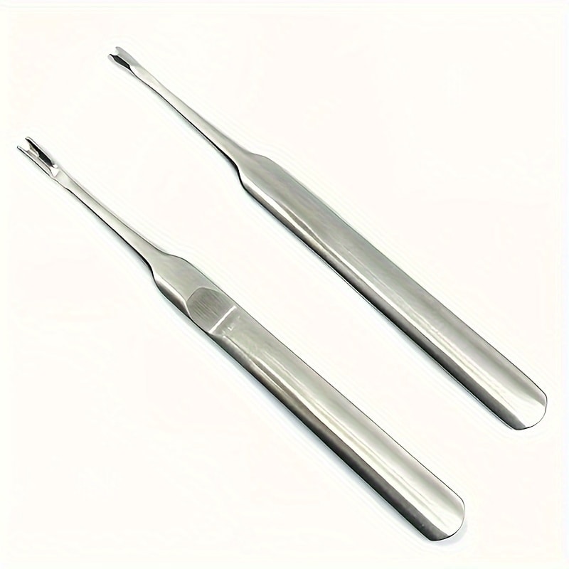 Professional Stainless Steel Cuticle Pusher and Dead Skin Remover for Manicure and Pedicure