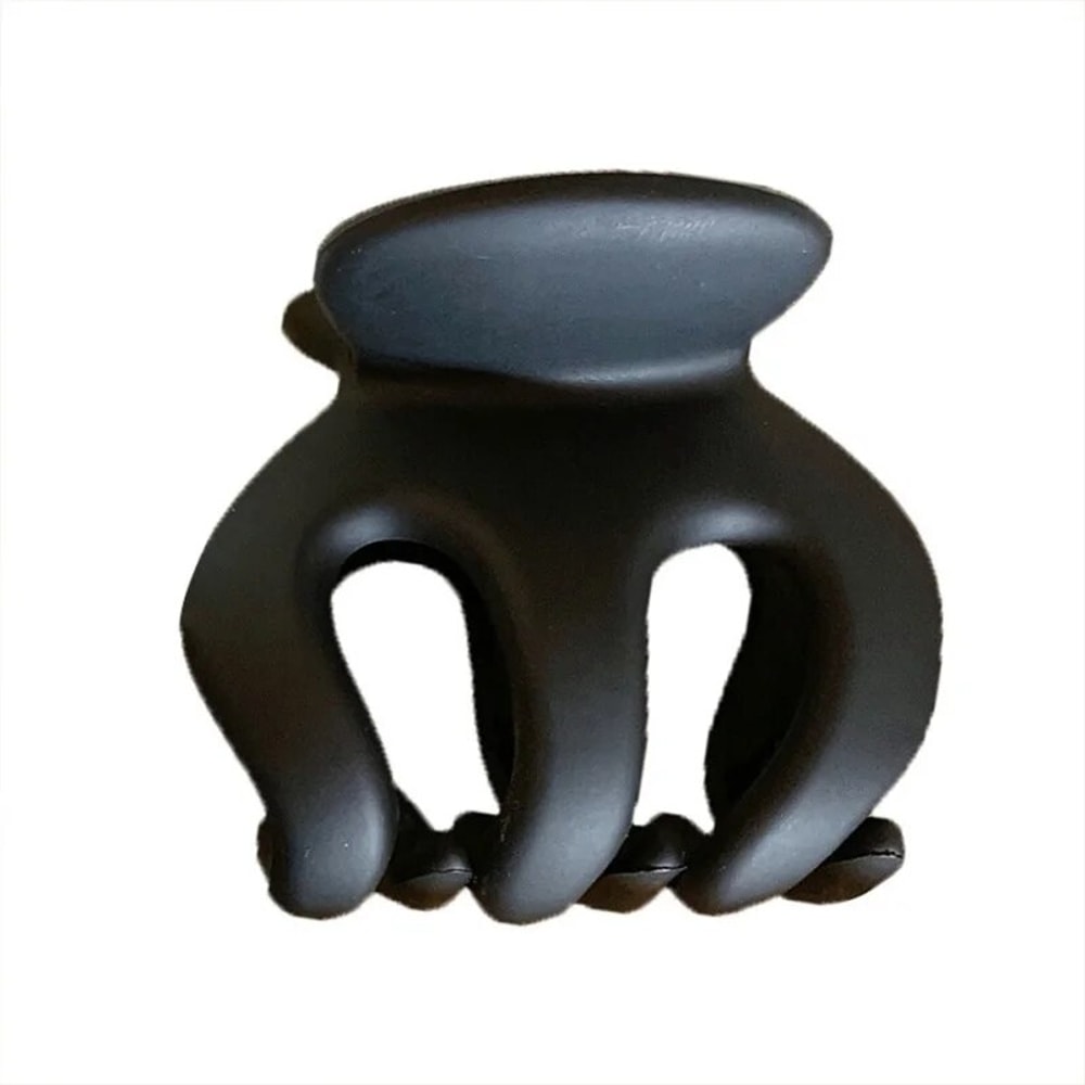 Autumn Winter High Elasticity Milk Tea Color Hair Band Clip Large Intestine Style Side Clip for Comfortable Hold