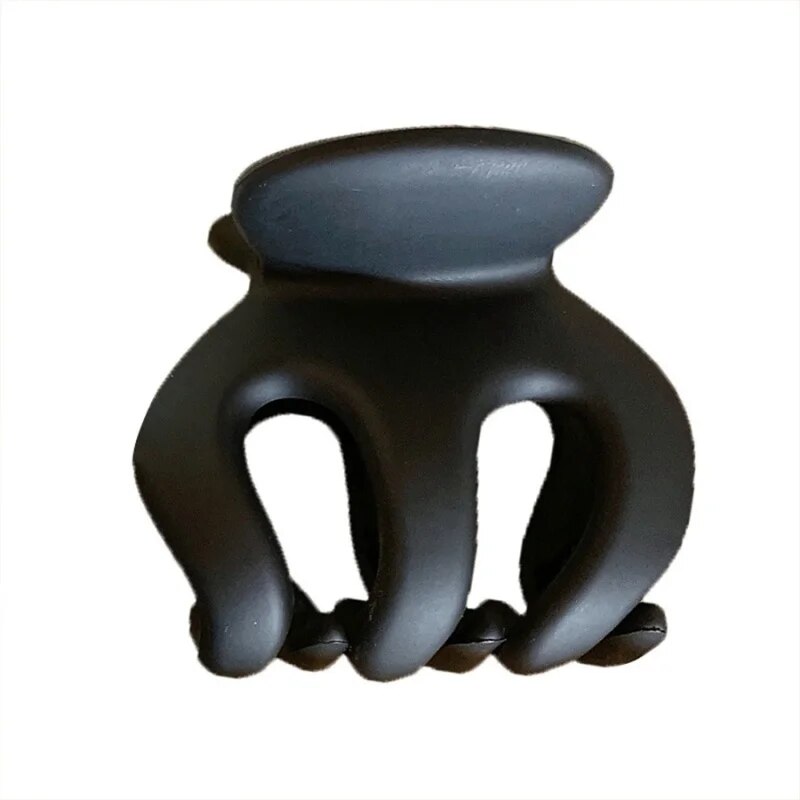 Autumn Winter High Elasticity Milk Tea Color Hair Band Clip Large Intestine Style Side Clip for Comfortable Hold