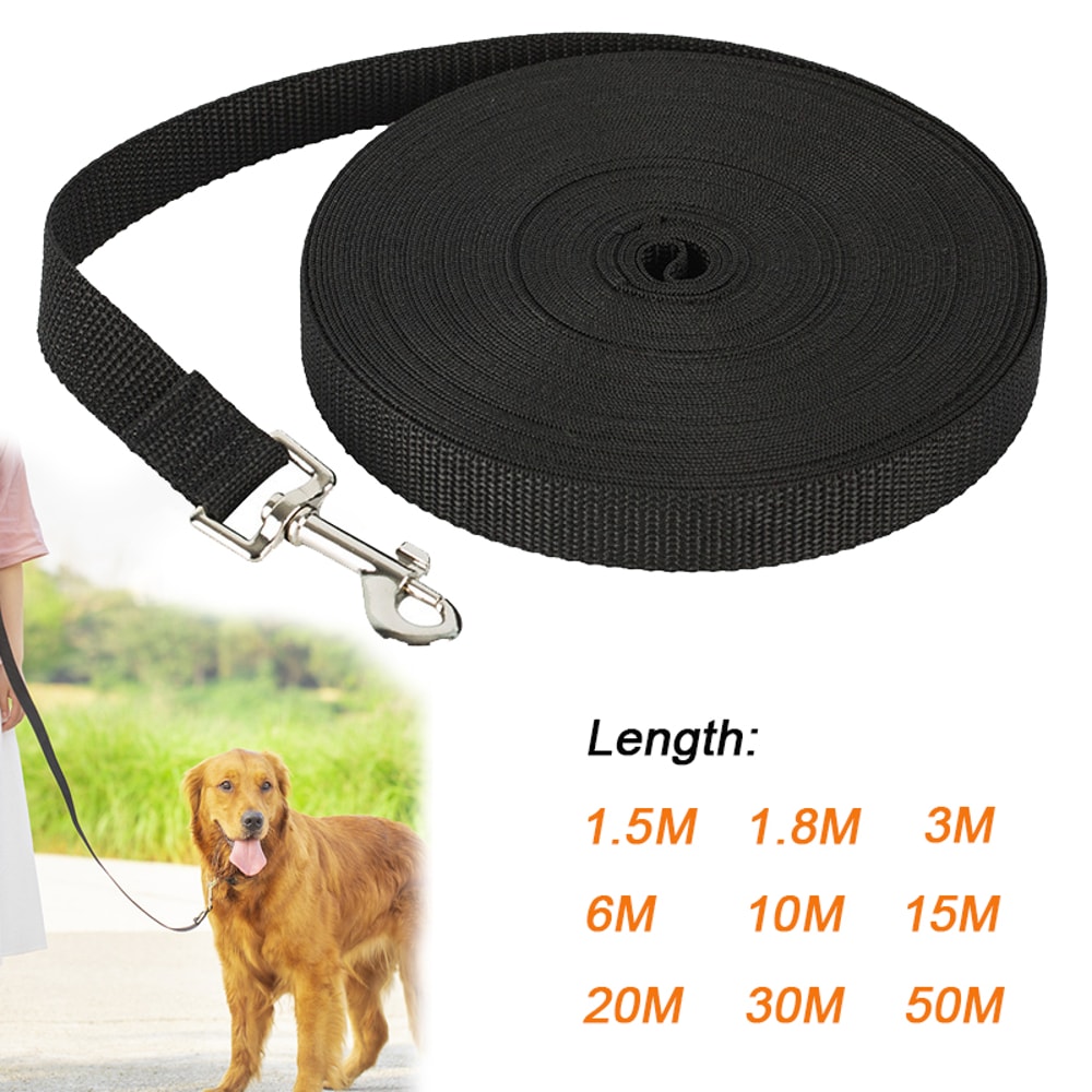Long Nylon Dog Leash For Small And Large Dogs Strong Durable Outdoor Traction Rope For Hiking And W 5