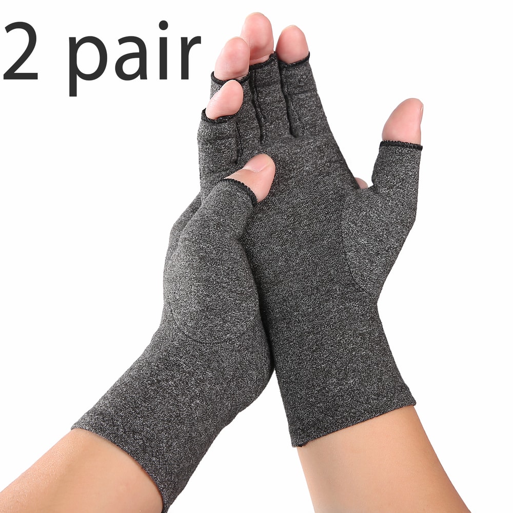 Compression Arthritis Gloves For Joint Pain Relief Wrist Support Cotton Therapy Wristband For Men 6