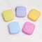 Mini Square Contact Lens Case With Mirror Compact Colorful Travel Kit For Women 4
