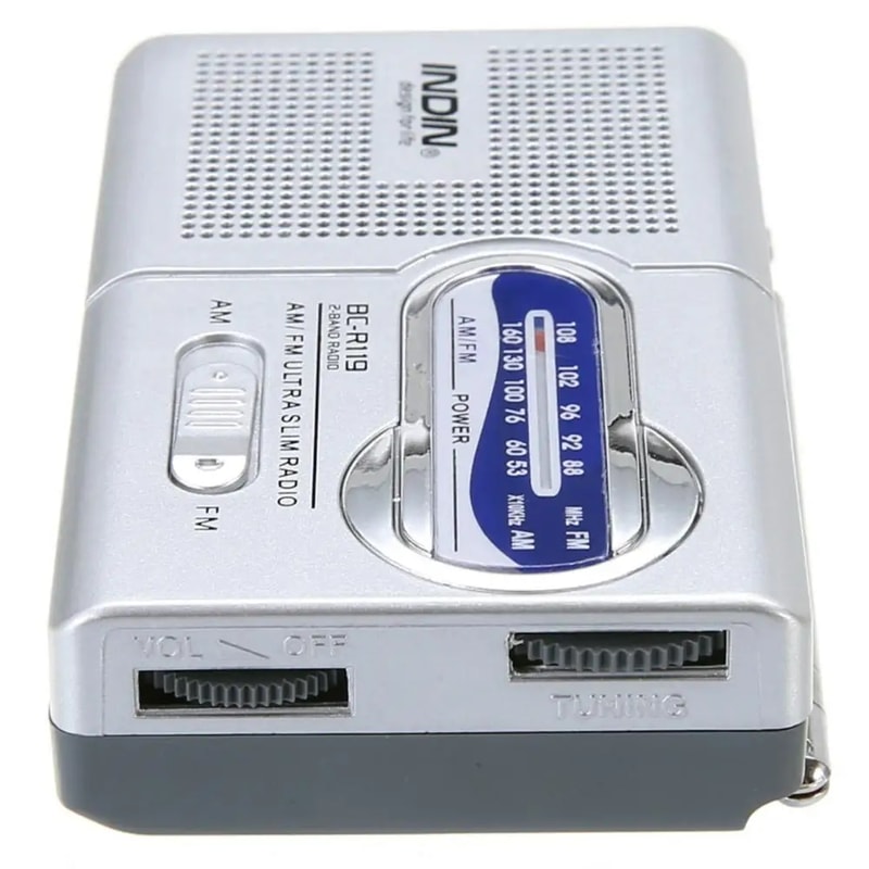 Portable AM/FM Radio Battery Operated with Best Reception, Long-Lasting for Emergency, Hurricane, Walking, and Running