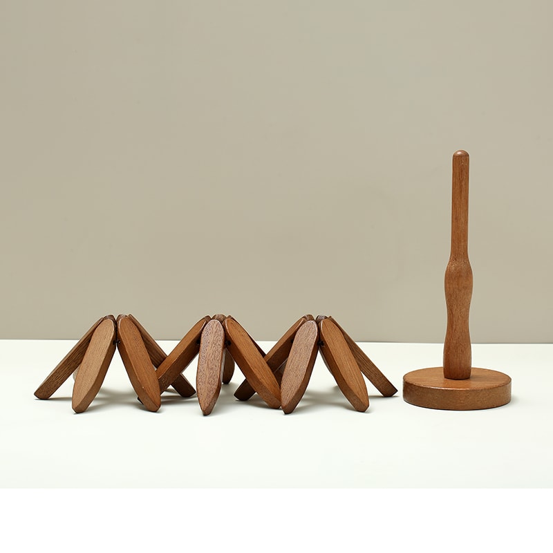 Tree Design Wooden Trivets, Heat-Resistant Table Mats, Coasters for Pots, Anti-Scald