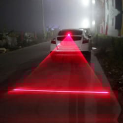 car led laser fog light anti-collision taillight brake warning lamp rear tail fog light for vehicle safety