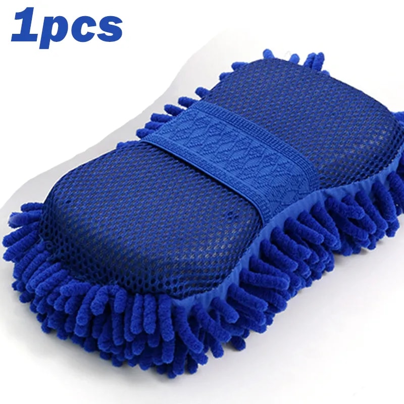 Car Cleaning Gloves Microfiber Auto Washer Sponge Towel For Vehicle Care 6