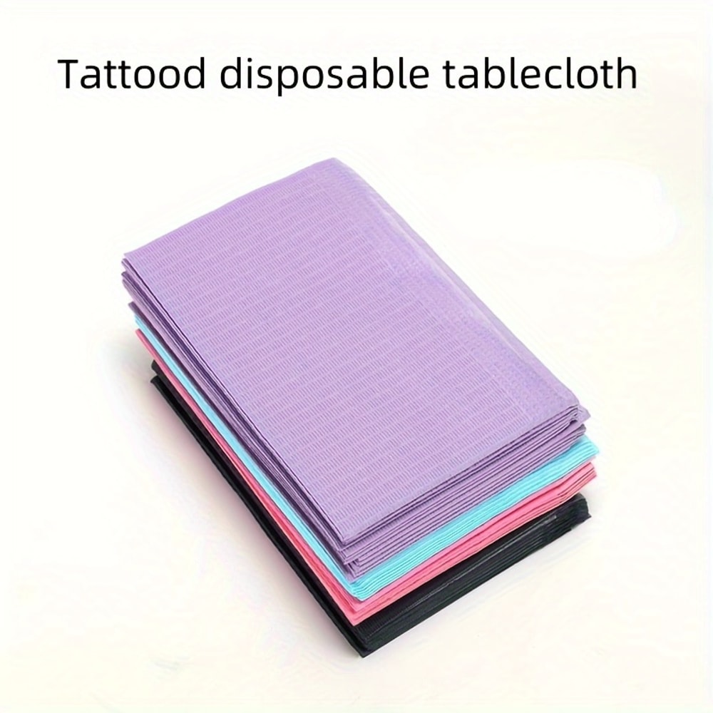Disposable Waterproof Tattoo Clean Pads Tattoo Bibs Table Covers Patient Napkins For Dental Tattoo 1