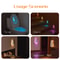 LED Toilet Night Light with Motion Sensor, RGB Changing for Bathroom Decoration