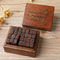 Vintage Wooden Letter Stamp Set Number Week Stamps For Crafting Card Making Scrapbooking 8