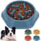 Slow Feeder Dog Bowl AntiChoking AntiSlip Puzzle Feeder For Small And Medium Dogs 0