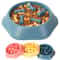Slow Feeder Dog Bowl AntiChoking AntiSlip Puzzle Feeder For Small And Medium Dogs 1