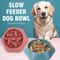 Slow Feeder Dog Bowl AntiChoking AntiSlip Puzzle Feeder For Small And Medium Dogs 2