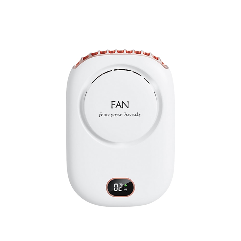 Portable Hanging Neck Fan Mini Cooling Bladeless USB Rechargeable Sports Fan for Outdoor Travel and Activities