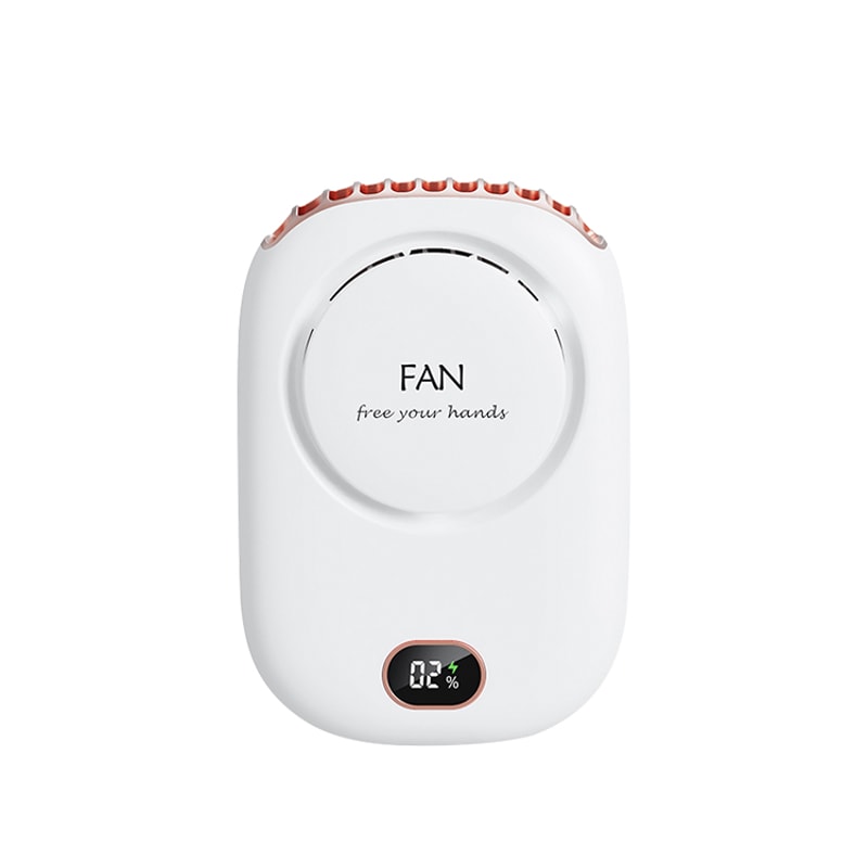 Portable Hanging Neck Fan Mini Cooling Bladeless USB Rechargeable Sports Fan for Outdoor Travel and Activities