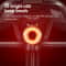 Smart Sensing Bike Tail Light Waterproof TypeC Charging LED Taillight For MTB Road Bikes 0