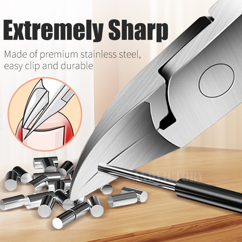 Professional Toenail Clipper For Ingrown Thick Nails Durable Manicure Pedicure Tool 4