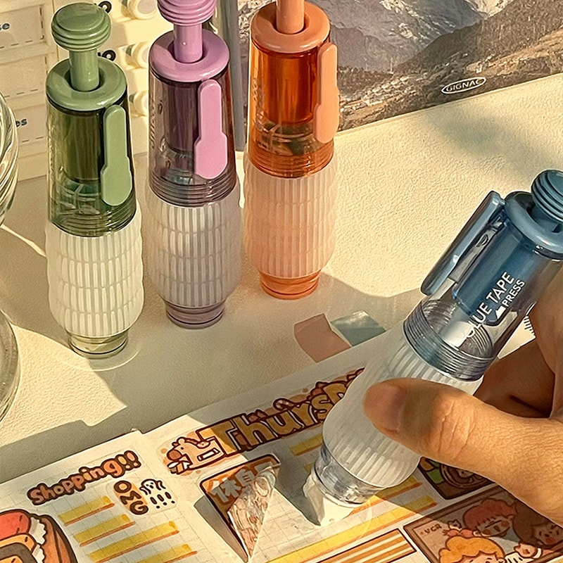 Transparent Dot Dispensing Doublesided Tape With Replaceable Refills Convenient Glue For Office And 2