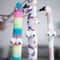 Interactive Feather Cat Toy Wand Colorful Caterpillar Teaser for Fun Playtime