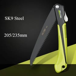 folding hand saw for woodworking sharp steel, portable & wear-resistant