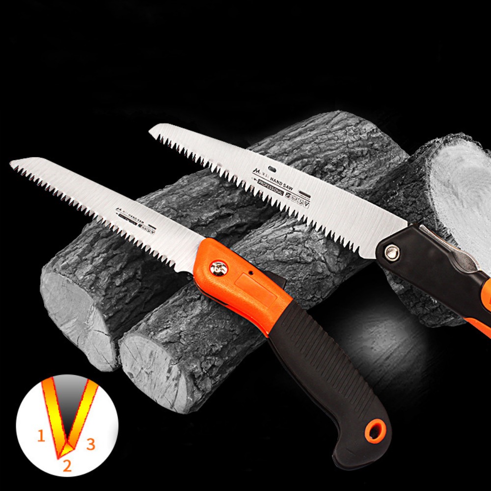 Folding Saw For Wood Camping Heavy Duty Durable Pruning Dry Wood Saw With Hard Teeth 1