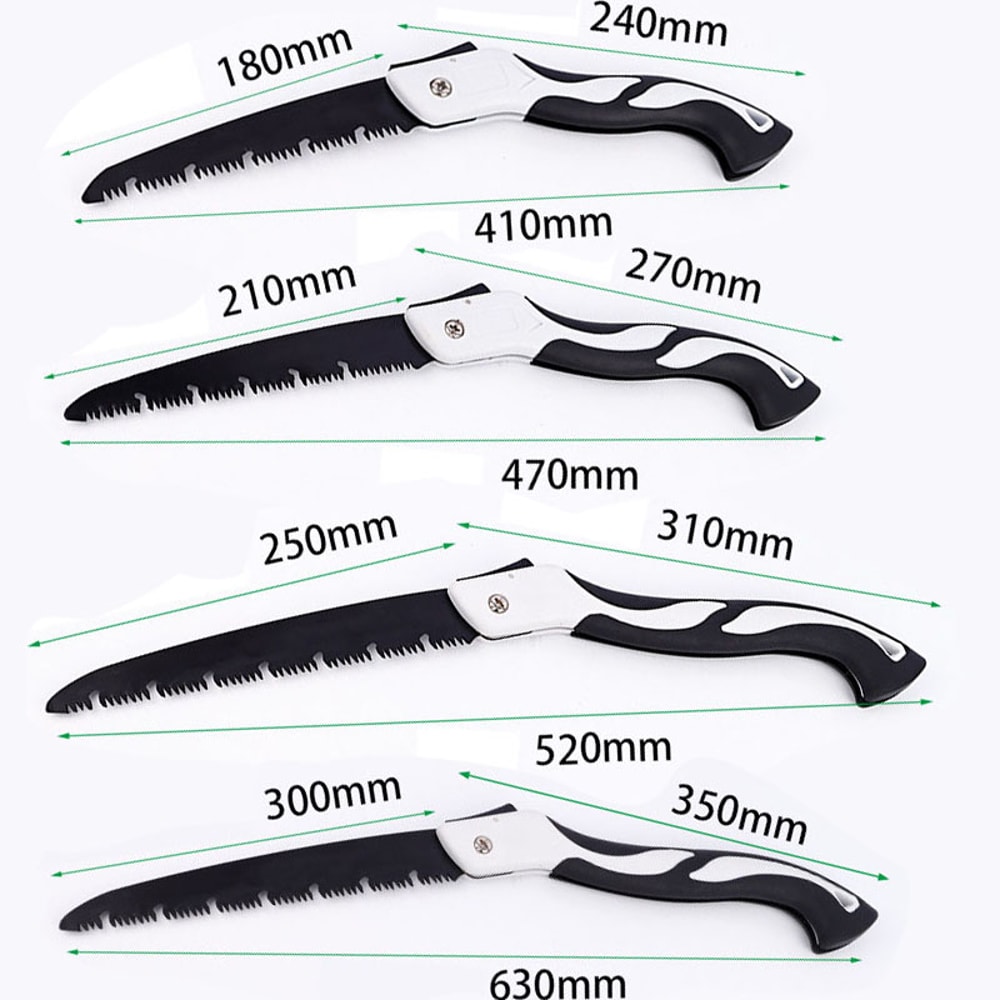 Folding Hand Saw Compact & Portable Pruning Saw for Camping, Garden, and Outdoor Woodworking