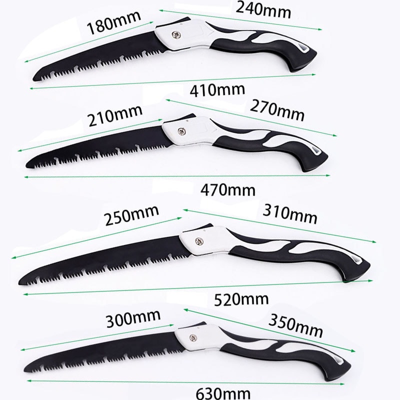 Folding Hand Saw Compact & Portable Pruning Saw for Camping, Garden, and Outdoor Woodworking