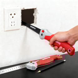 teflon coated folding saw steel blade ideal for drywall & diy renovation projects