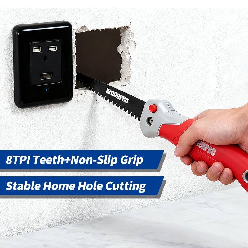 Teflon Coated Folding Saw Steel Blade Ideal for Drywall & DIY Renovation Projects