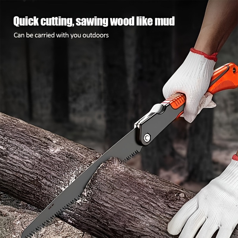 Versatile Folding Hand Saw For Quick Wood Bamboo And Plastic Pipe Cutting Ideal For Pruning Carpent 2
