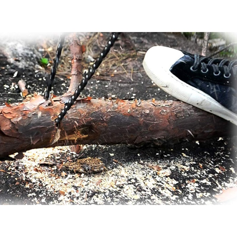 Survival Pocket Chainsaw Fast Wood Cutting Hand Saw For Outdoor Adventures 0
