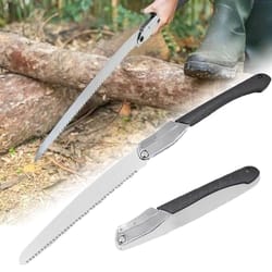 manganese steel folding logging saw with safety lock for wood trimming and branch cutting