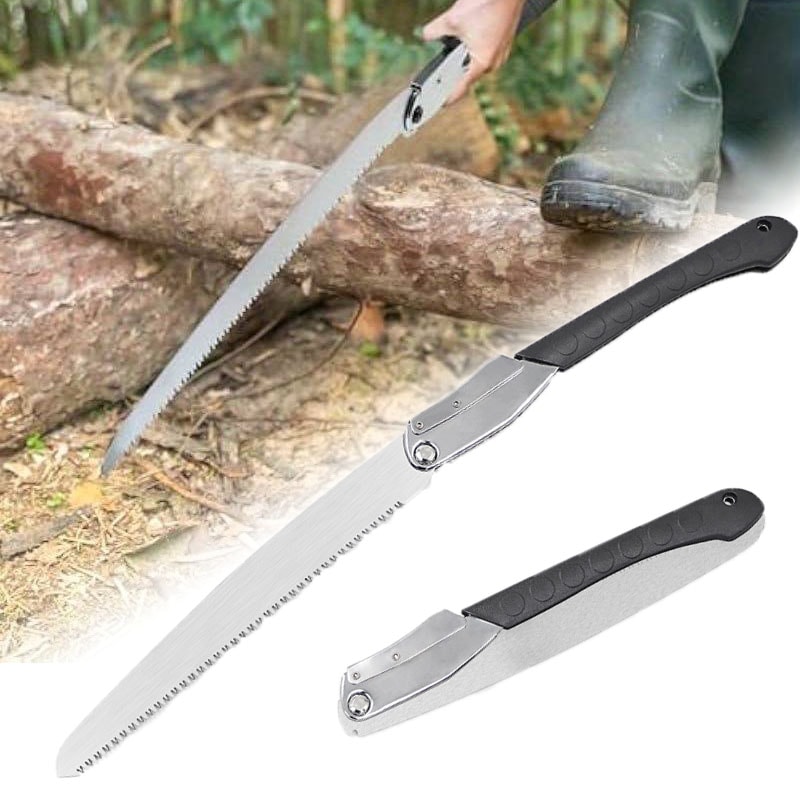 Manganese Steel Folding Logging Saw With Safety Lock For Wood Trimming And Branch Cutting 0
