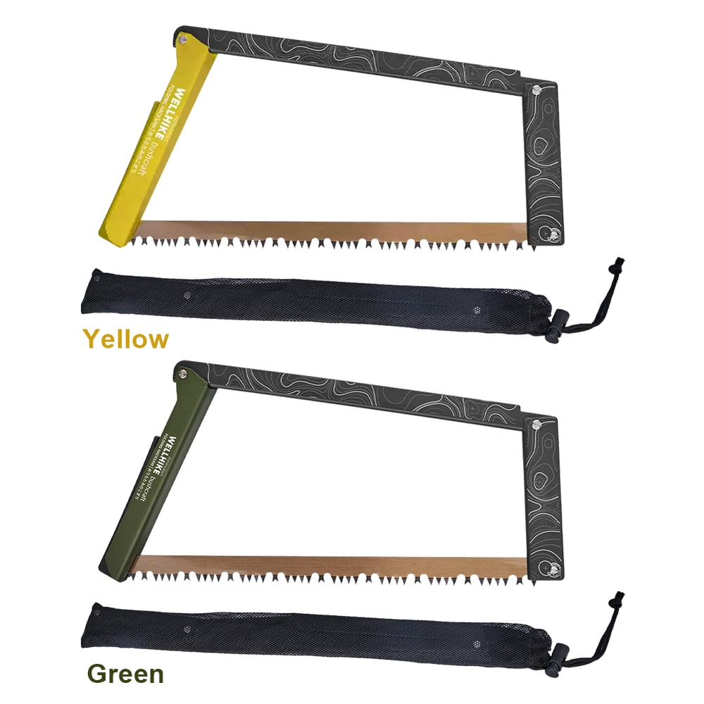 Folding Saw For Camping Aluminum Alloy Multifunctional Hand Saw Foldable Outdoor Survival Tool 1