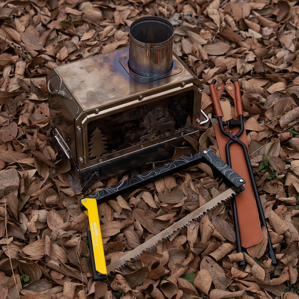 Folding Saw For Camping Aluminum Alloy Multifunctional Hand Saw Foldable Outdoor Survival Tool 2