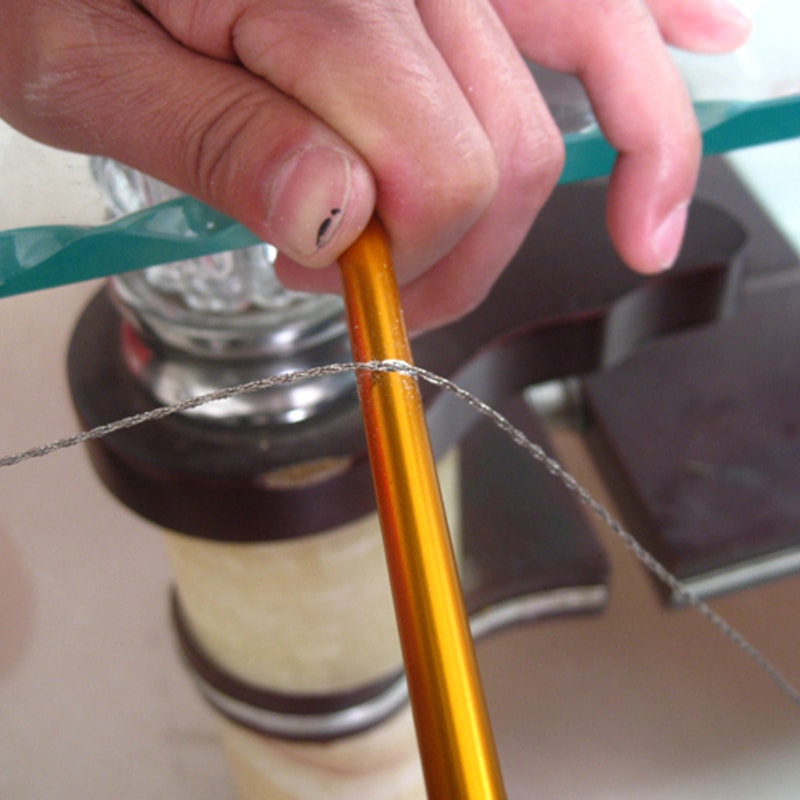 Portable Stainless Steel Wire Saw for Camping, Hiking, and Emergency Survival