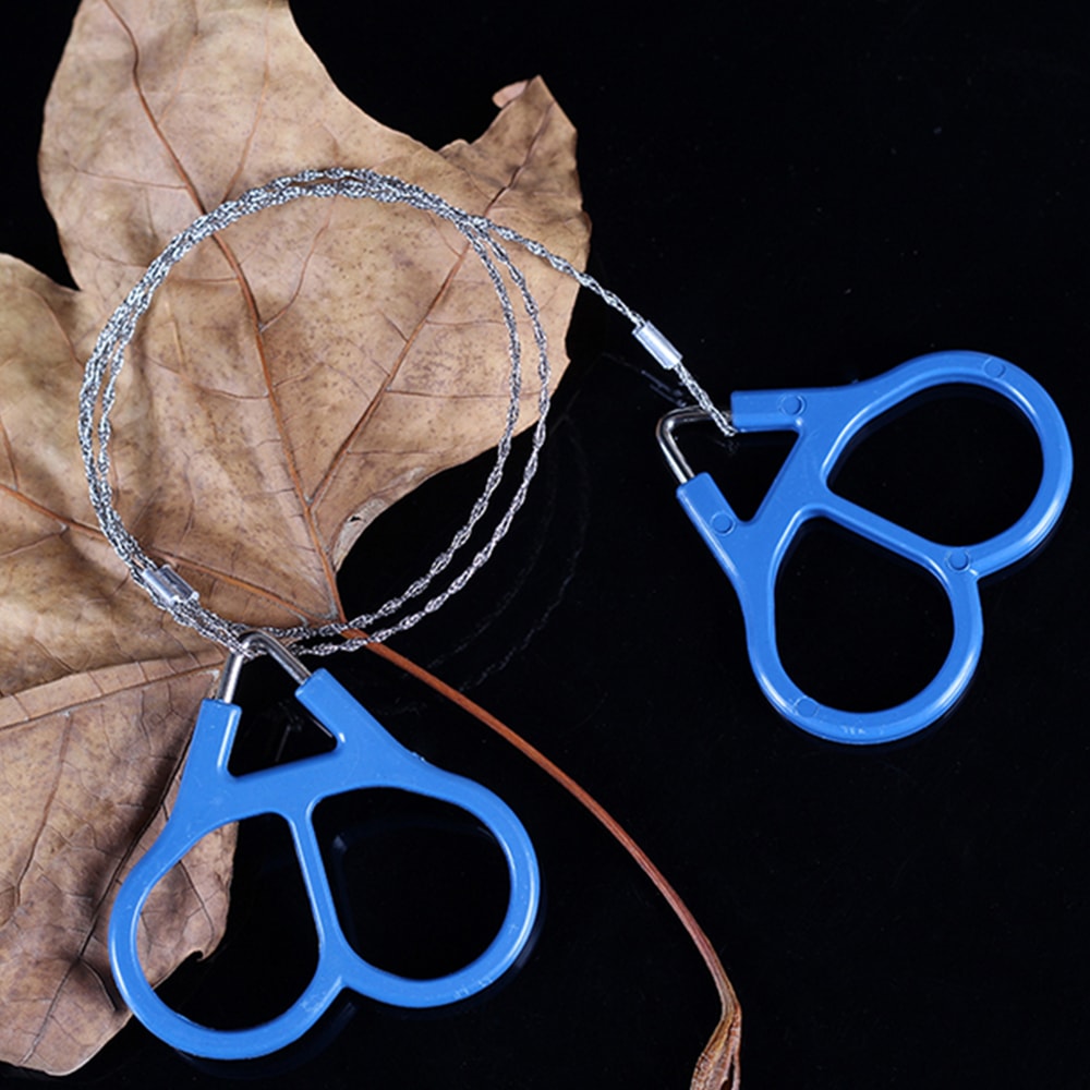 Portable Stainless Steel Wire Saw for Camping, Hiking, and Emergency Survival