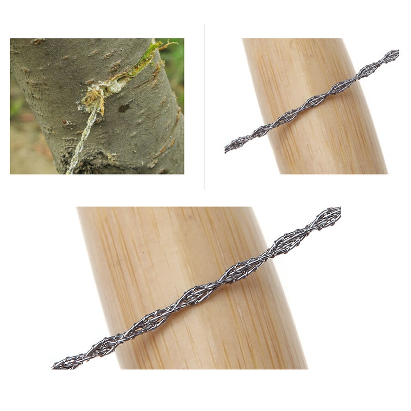 Portable Stainless Steel Wire Saw for Camping, Hiking, and Emergency Survival