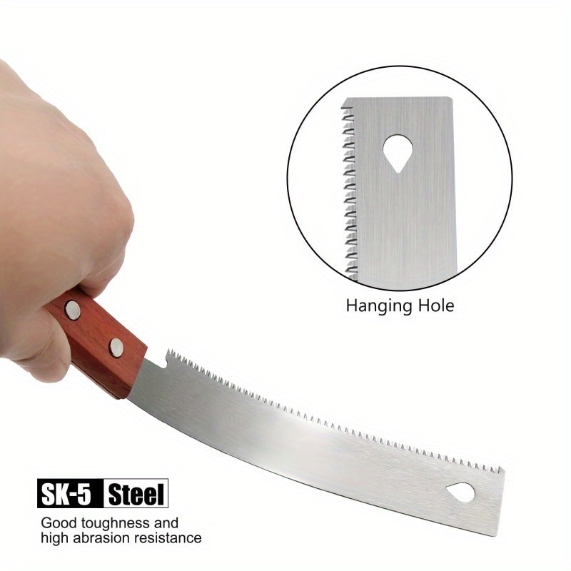 Handheld Flush Cut Saw for Woodworking & Garden Pruning Precision Tool for Carpentry & Household Use