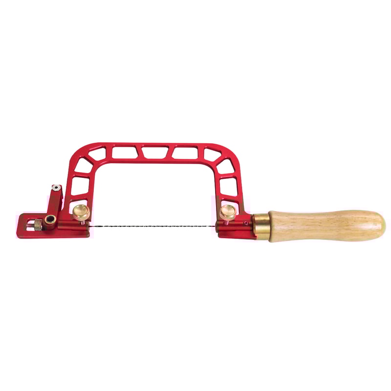 Premium Coping Saw with Cam Lever Tension and Aluminum Alloy Frame Ideal for Ceramic, Glass, and Metal Cutting