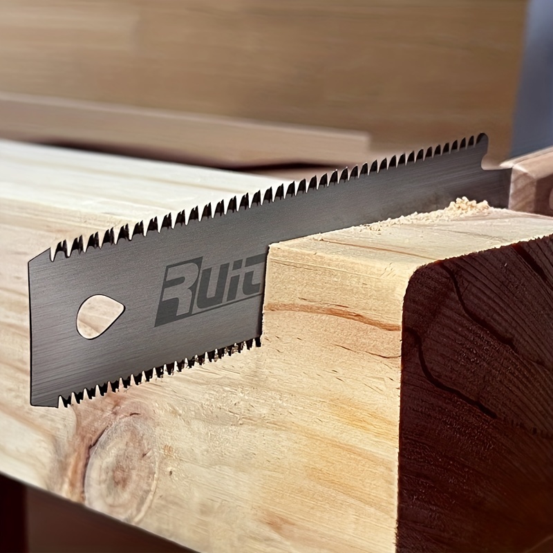 Saw Ryoba Double Edged Flush Cut Saw Flexible Hand Saw with Wooden Handle for Precision Woodworking